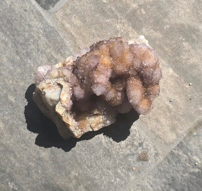 Drusy Spirit Amethyst crystal quartz cluster