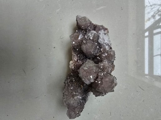 Drusy Grey Quartz Cluster