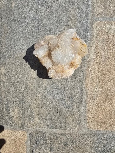 Spirit Drusy White Quartz Cluster